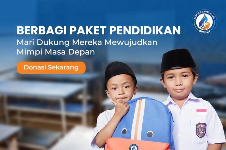 Berbagi Paket Pendidikan Bersama YBM BRILiaN Regional Medan